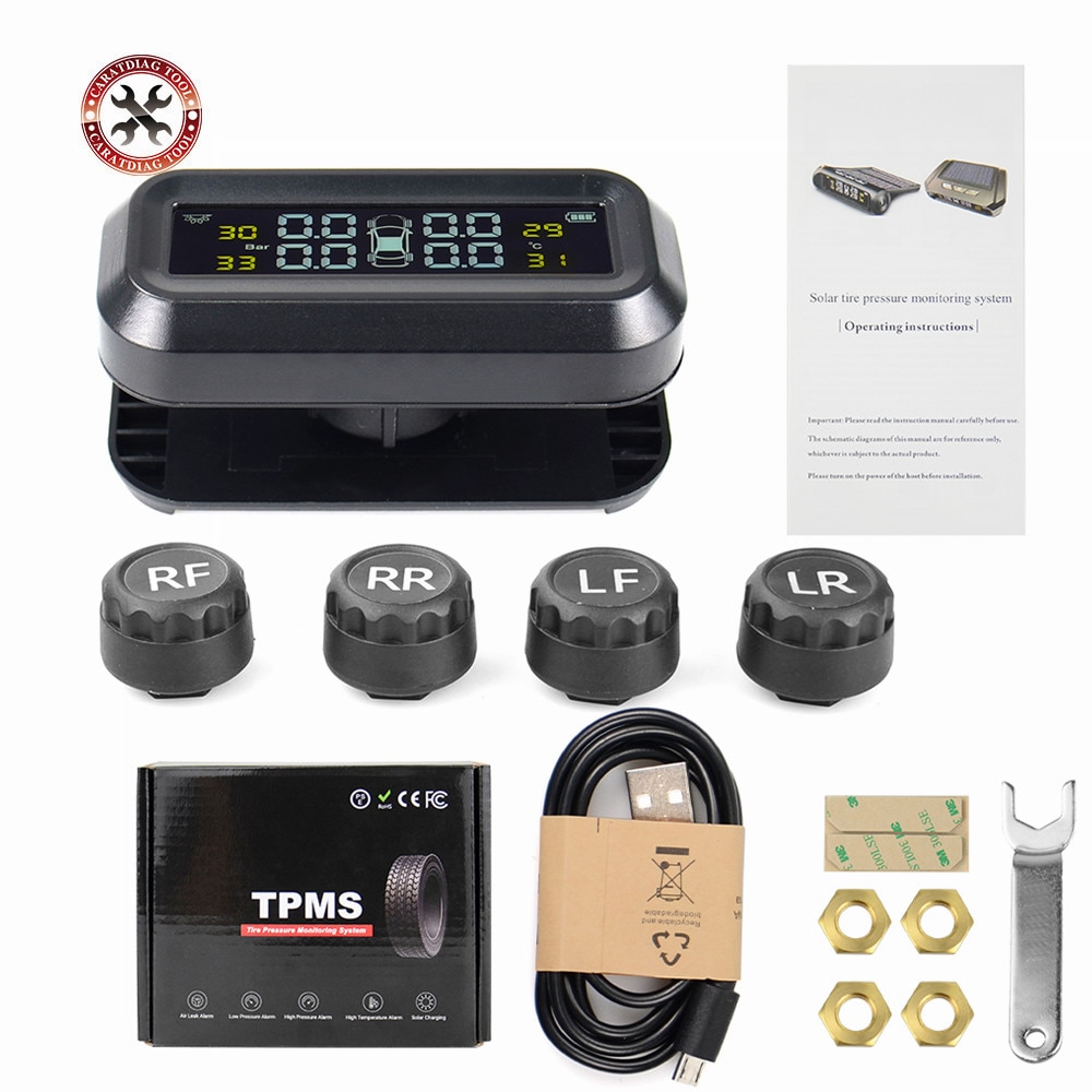  ¾  USB TPMS ڵ Ÿ̾ з ͸ ý LCD 4 SUV µ   ܺ/ 
